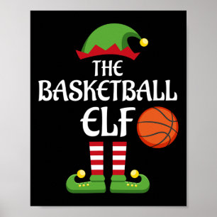 Poster Basquete Elf Family Matching Group Christmas Spo