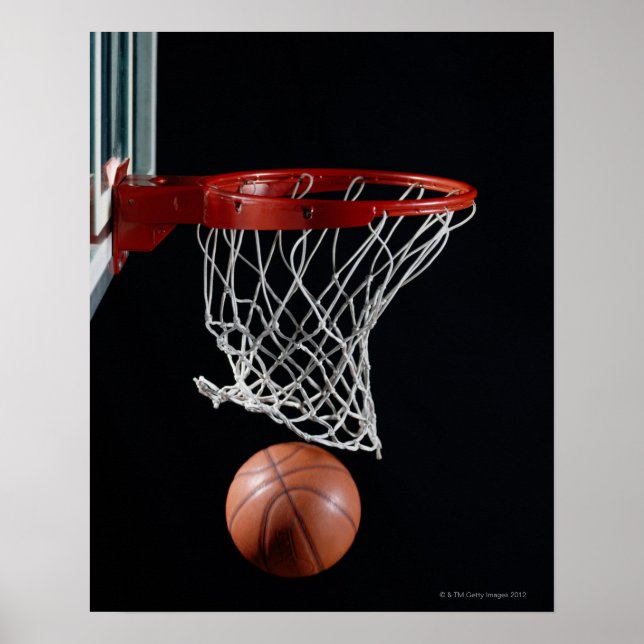 Póster Basquete em Hoop (Frente)