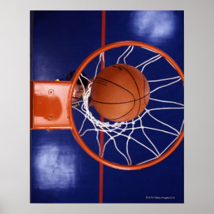 Poster basquete em hoop