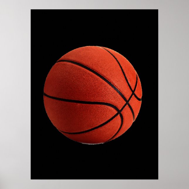 Poster Basquete Laranja Negro (Frente)