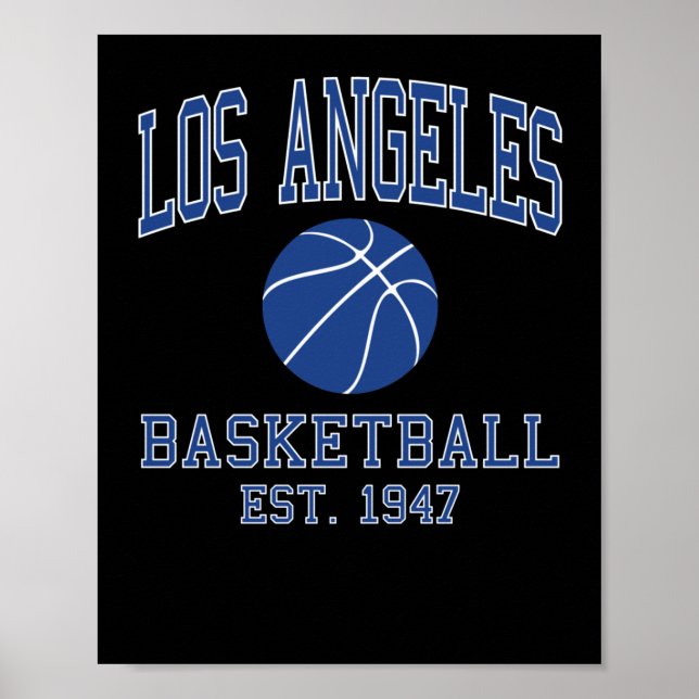 Poster Basquete Los Angeles (Frente)