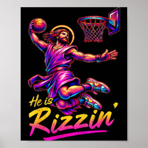 Poster Basquete Rizzin Jesus Tem Páscoa Rizzen