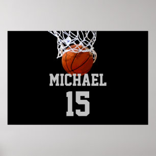 Poster Basquete Seu Nome