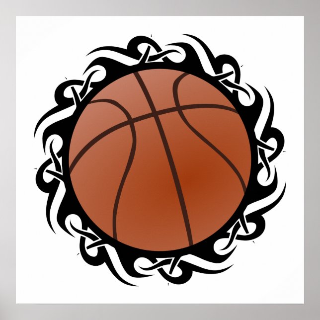 Póster basquete: tribalz (Frente)