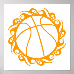 Póster basquete: tribalz