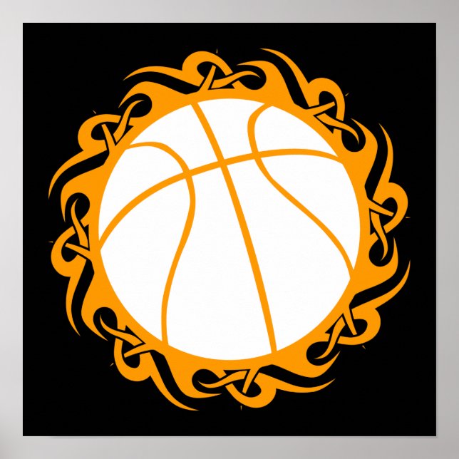 Póster basquete: tribalz (Frente)