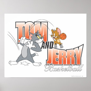 Póster Basquetebol 3 de Tom e de Jerry