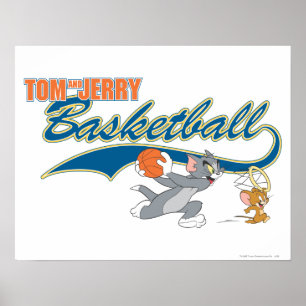 Poster Basquetebol 5 de Tom e de Jerry
