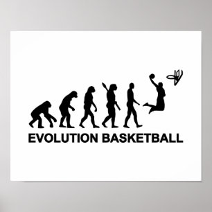 Póster Basquetebol da evolução