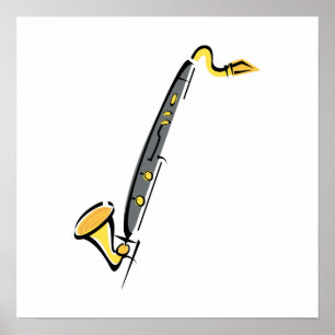 Poster Bass Clarinet