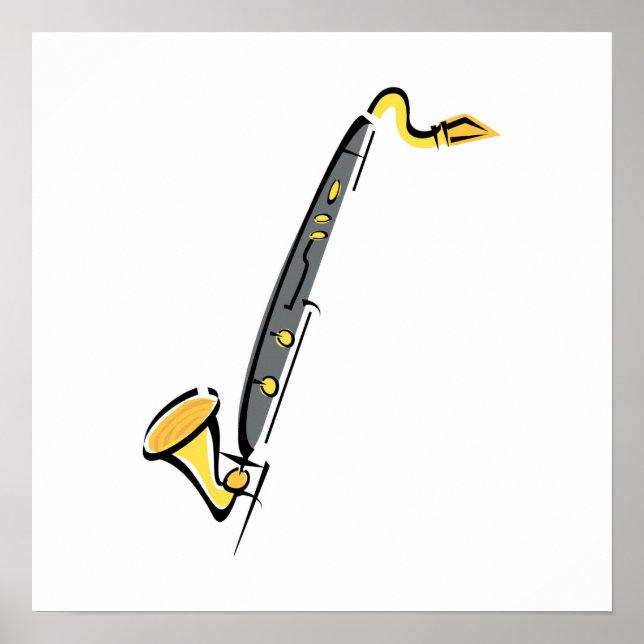 Poster Bass Clarinet (Frente)