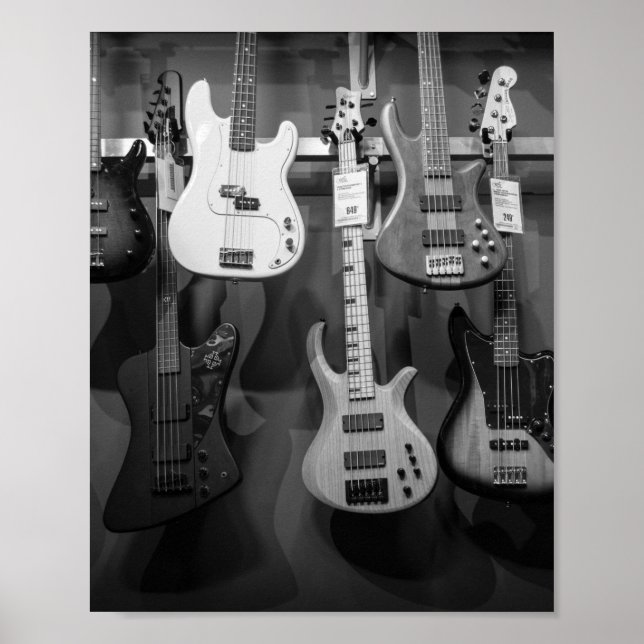 Poster Bass Guitar (Frente)