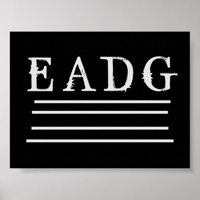 Poster Bass Tuned (Frente)