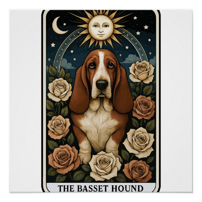 Póster Basset Hound (Frente)
