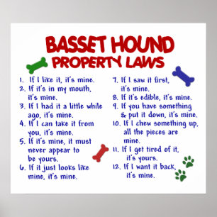 PÓSTER BASSET HOUND PL2