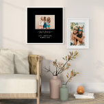 Póster Bastante fofofofofofofoqueiro amigo<br><div class="desc">Coração,  fofo,  fotógrafo moderno,  melhores amigos,  simples e elegante dom de decoração caseira preto e branco.</div>