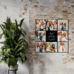 Póster Bastante fofofoqueiro, amigos modernos<br><div class="desc">Bons amigos de fotos modernas e bonitos,  simples e elegante prenda de poster preto e branco.</div>