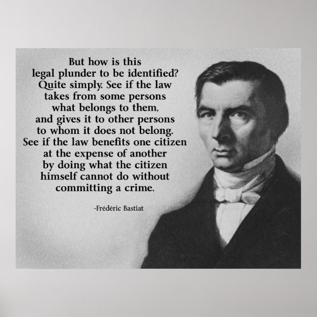 Póster Bastiat Plunder (Frente)