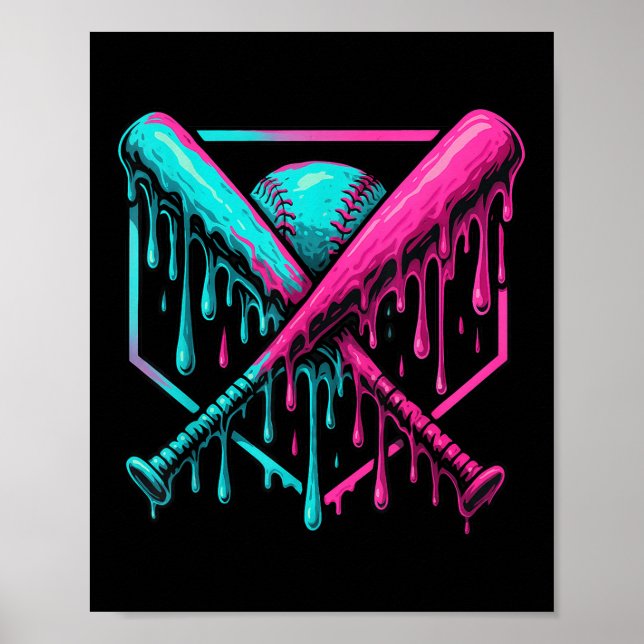 Poster Bat De Beisebol E (Frente)