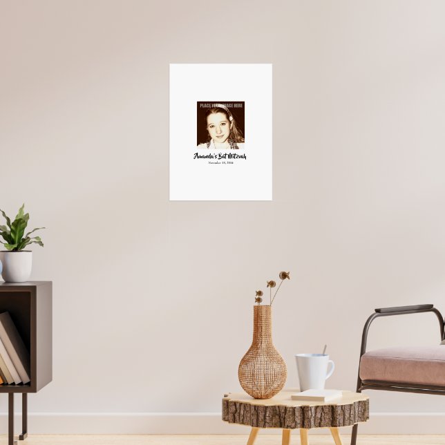 Poster Bat Mitzvah - Sinal de Conselho (Sala de Estar 3)