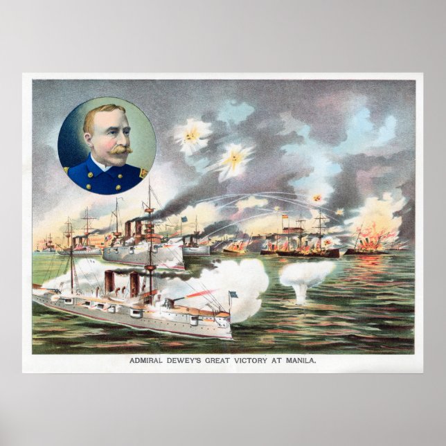Poster Batalha da Baía de Manila (Frente)