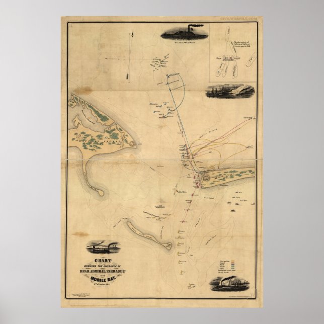 Póster Batalha da Baía Móvel (Frente)