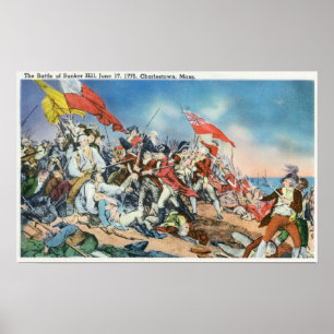 Poster Batalha da cena do monte de depósito -