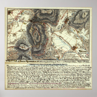 Póster Batalha da Guerra Civil da Montanha do Sul