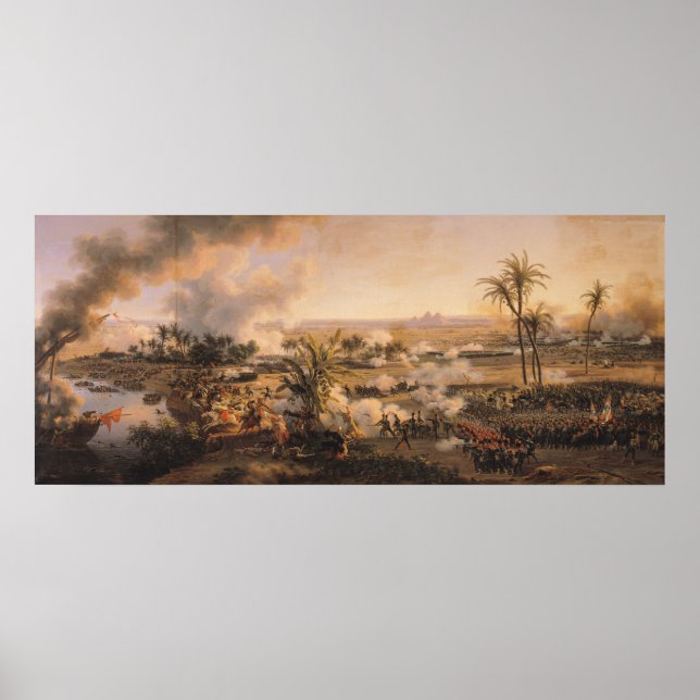 Póster Batalha das Pirâmides, 21 de julho de 1798, 1806 (Frente)