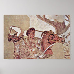 Póster Batalha de Alexander por Meister Der
