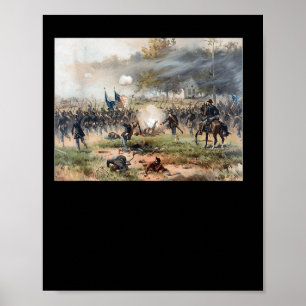 Poster Batalha De Antietam - Guerra Civil