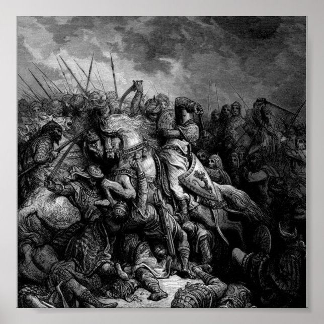 Poster Batalha de Arsuf (Frente)