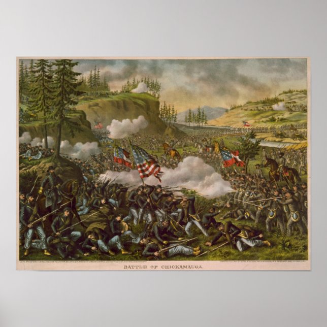 Póster Batalha de Chickamauga (Frente)