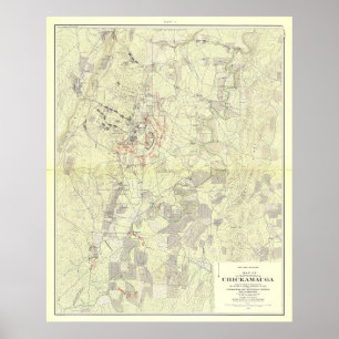 Póster Batalha de Chickamauga