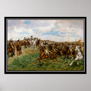 Póster Batalha de Friedland de Napoleão 1807