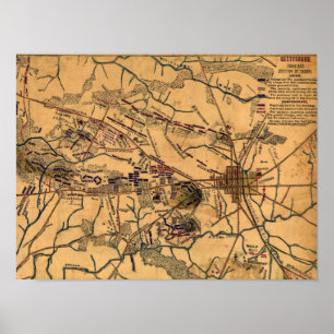 Poster Batalha de Gettysburg 10