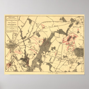 Poster Batalha de Gettysburg 11