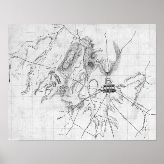 Póster Batalha de Gettysburg 2 (Frente)