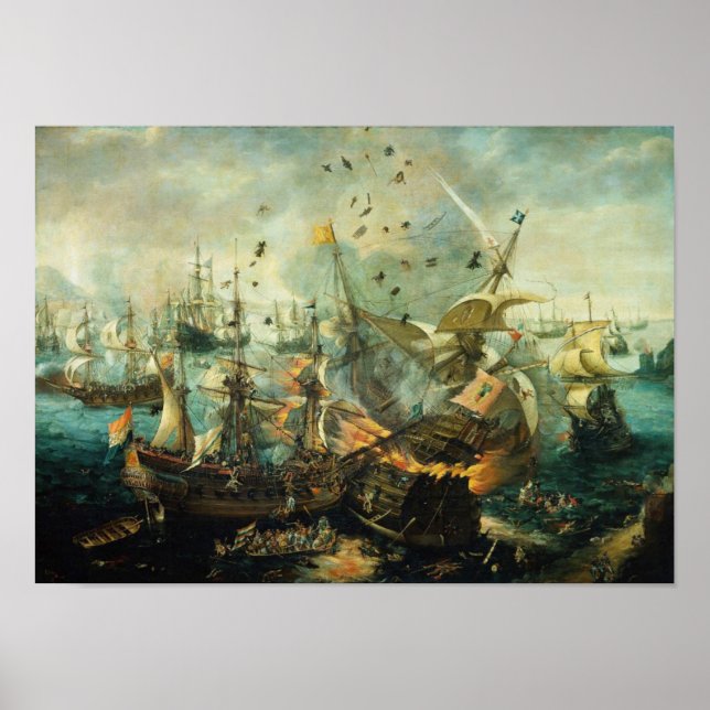 Póster Batalha de Gibraltar (Frente)