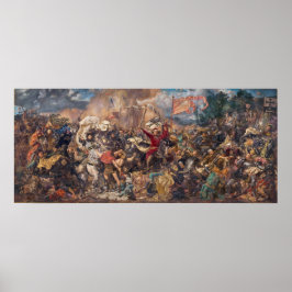 Póster Batalha de Grunwald por Jan Matejko