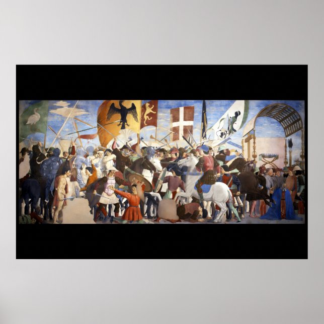 Poster BATALHA DE HERACLIUS por Piero Della Francesca (Frente)
