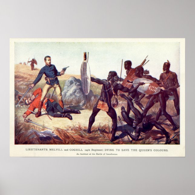 Póster Batalha de Isandlwana (Frente)