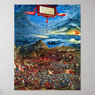 Poster Batalha De Issus Por Albrecht Altdorfer