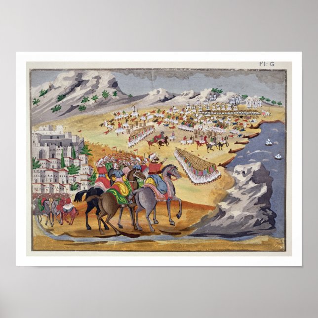 Póster Batalha de Langada e Compoti em 1821, do Pi (Frente)