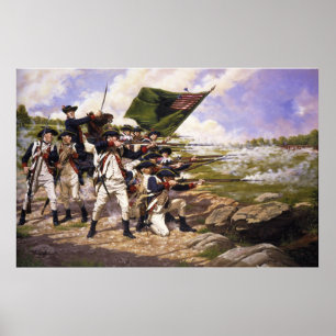 Póster Batalha de Long Island por Domenick D'Andrea