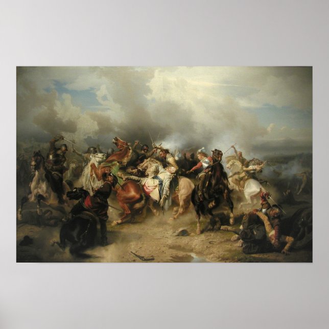 Poster Batalha de Lutzen (Frente)