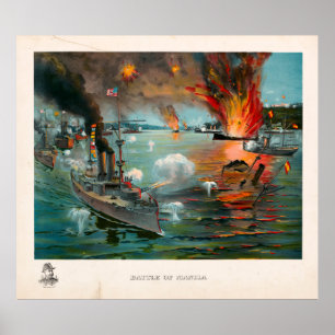 Poster Batalha de Manila (1898)