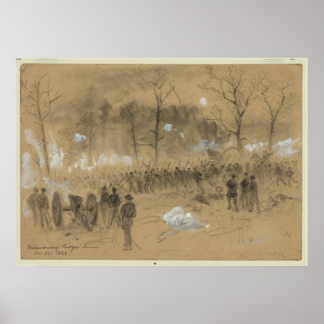 Poster Batalha de Missionário Ridge (Frente)