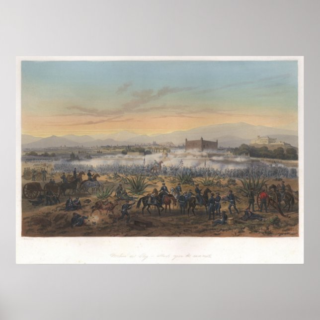 Póster Batalha de Molino del Rey (Frente)