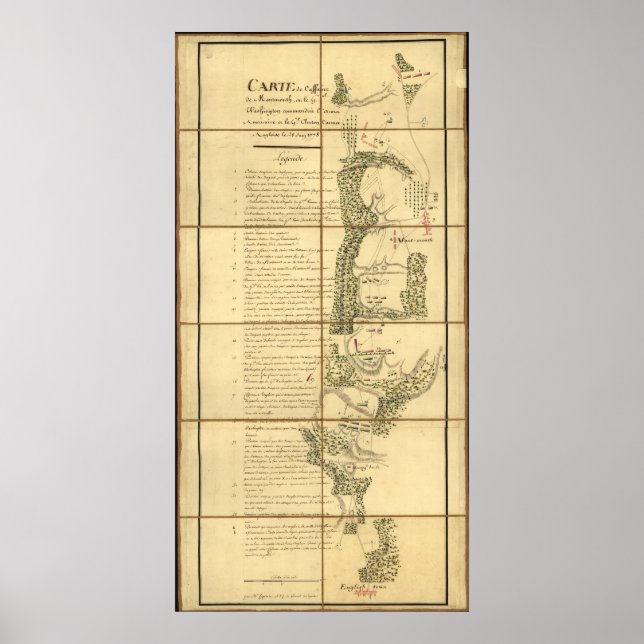 Poster Batalha de Monmouth (Frente)